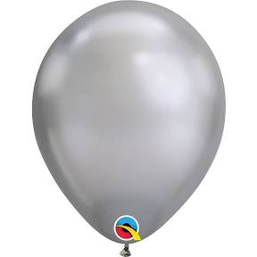Qualatex 7” Chrome Silver (100 ct)
